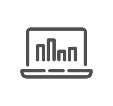 Data analysis related icon. Illustration