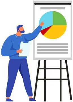 Data analysis research statistics concept. Strategy, business development Illustrazione stock