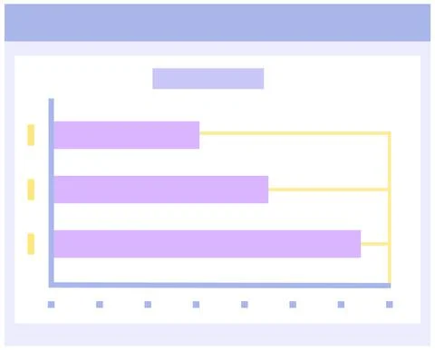 Data analysis research statistics interactive panel. Data screen with charts Stock Illustration