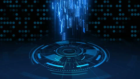 Data analysis security system background transfer Stock Footage 208837665