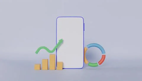 Data analysis, SEO Optimization, stock trading, web analytics, and SEO mark Stock Illustration