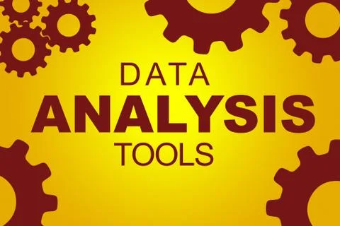 Data analysis tools concept 스톡 일러스트