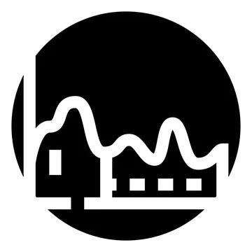 Data analysis visualization icon displaying fluctuating graph Stock Illustration