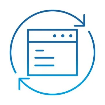 Data analysis, website informaton content financial business, gradient blue line 스톡 일러스트