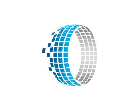 Data analysis worksheet internet logo Stock Illustration