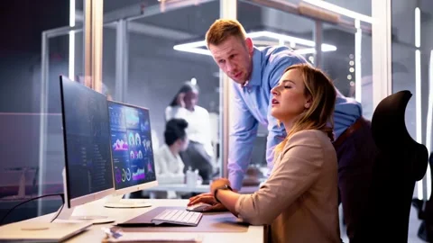 Data Analyst Mit Data Analytics KPI Stock Footage 254847430
