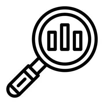 Data analytic Vector Icon Design Illustration Stock Illustration