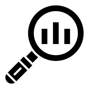 Data analytic Vector Icon Design Illustration Stock Illustration