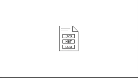 Data analytics and business growth chart line icon loop for ads Video stock 338216193