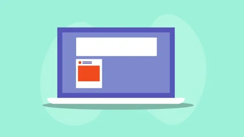 Data analytics and visualization of social media campaign on laptop screen. Stock Footage 313335069