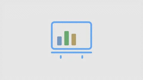 Data Analytics Animation with Growing Chart for Business and Finance 스톡 동영상 332675691