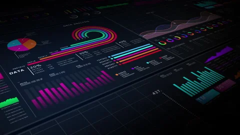 Data analytics for business, strategy financial investment background. Stock Footage 294285534