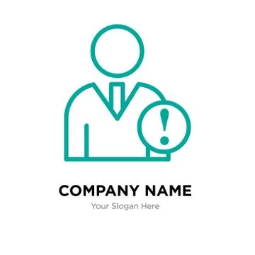 Data analytics company logo design template Stock Illustration