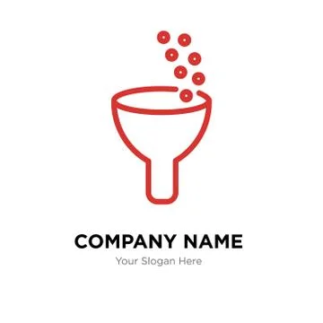 Data analytics company logo design template Stock Illustration