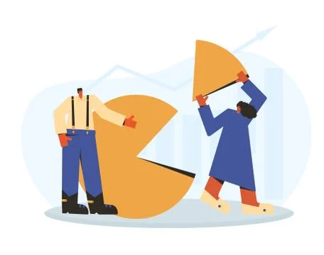 Data analytics. Financial report concept. Stock Illustration