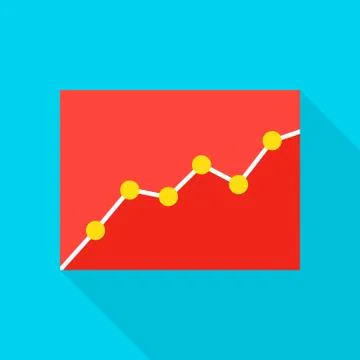 Data Analytics Flat Icon Stock Illustration