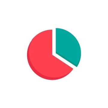 Data analytics flat icon Stock Illustration