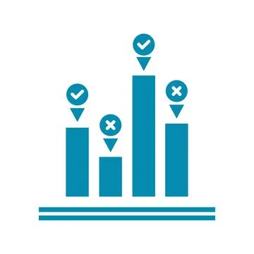 Data analytics graph icon 스톡 일러스트