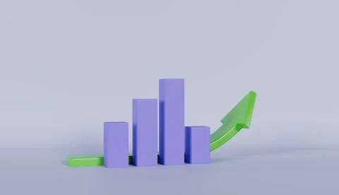 Data analytics growth statistics finance chart graph To invest business Stock Illustration