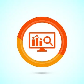 Data analytics icon design illustration. Market research, analytic icon, Or.. イラスト素材