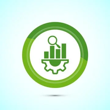 Data analytics icon design illustration. Market research, analytic icon, Gr.. Illustrazione stock