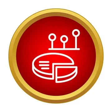 Data analytics icon showing business financial statistics イラスト素材