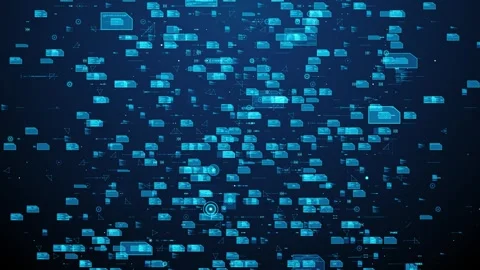 Data Analytics Machine Learning Information Technology Big Data  Stock Footage 276948870