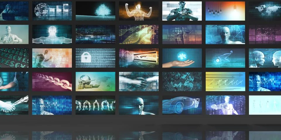 Data Analytics Management Illustrazione stock
