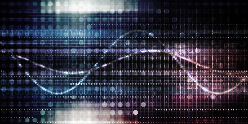 Data Analytics Management Stock Illustration