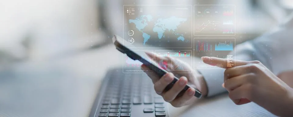 Data Analytics Platform for Business Performance Monitoring and Decision Su.. Stock-Fotos