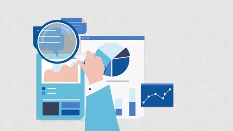 Data Analytics for Project Managers Alpha Channel Stock Footage 258974542