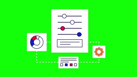 Data analytics software and technology. Stock Footage 288022344
