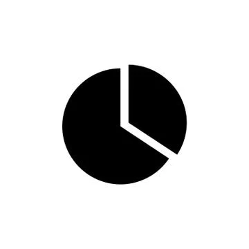 Data analytics solid icon Stockillustratie