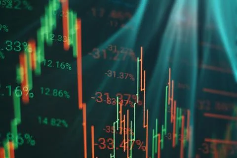 Data analyzing in trading market. Working set for analyzing financial statist Stock Photos