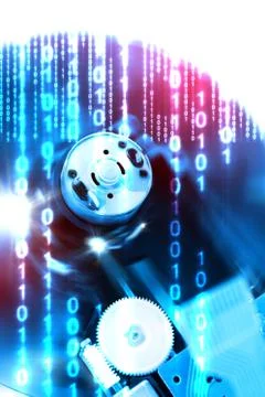 Data and dvd or cd concept 写真素材