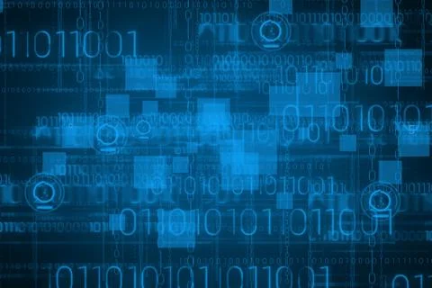 Data and icons graphics Stock Illustration