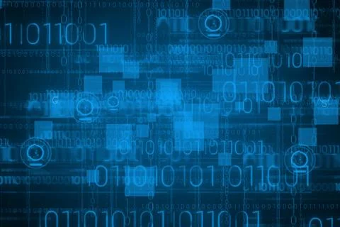 Data and icons graphics Stock Illustration