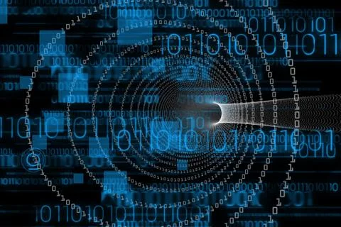 Data and icons graphics Stockillustratie