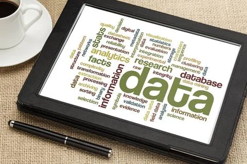  data and information data cloud data and information data cloud on a digi... 库存照片