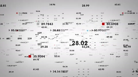 Data And Information White Stock Footage 66005956