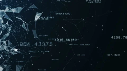 Data and Networks - An abstract representation of the various connection paths Stock Footage 97762399