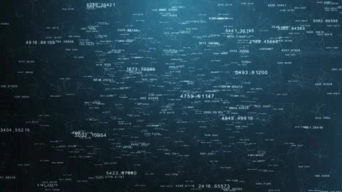 Data and Networks - An abstract representation of the various connection paths w Stock Footage 104572558