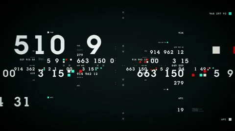 Data And Numbers Black Stock Footage 59766520