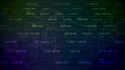 Data and report statistics, animation wi... | Stock Video | Pond5