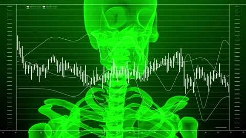Data and report statistics, animation with graph diagrams. Stock Footage 168709406