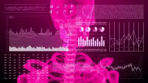 Data and report statistics, animation wi... | Stock Video | Pond5
