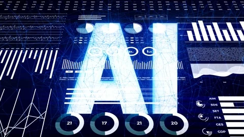 Data and report statistics, animation wi... | Stock Video | Pond5