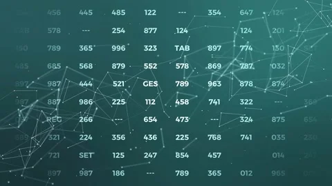 Data and report statistics, animation wi... | Stock Video | Pond5