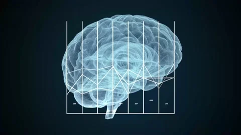 Data and report statistics, animation with graph diagrams. Stock Footage 168711470