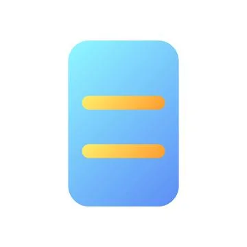 Data and storage management pixel perfect flat gradient color ui icon 스톡 일러스트